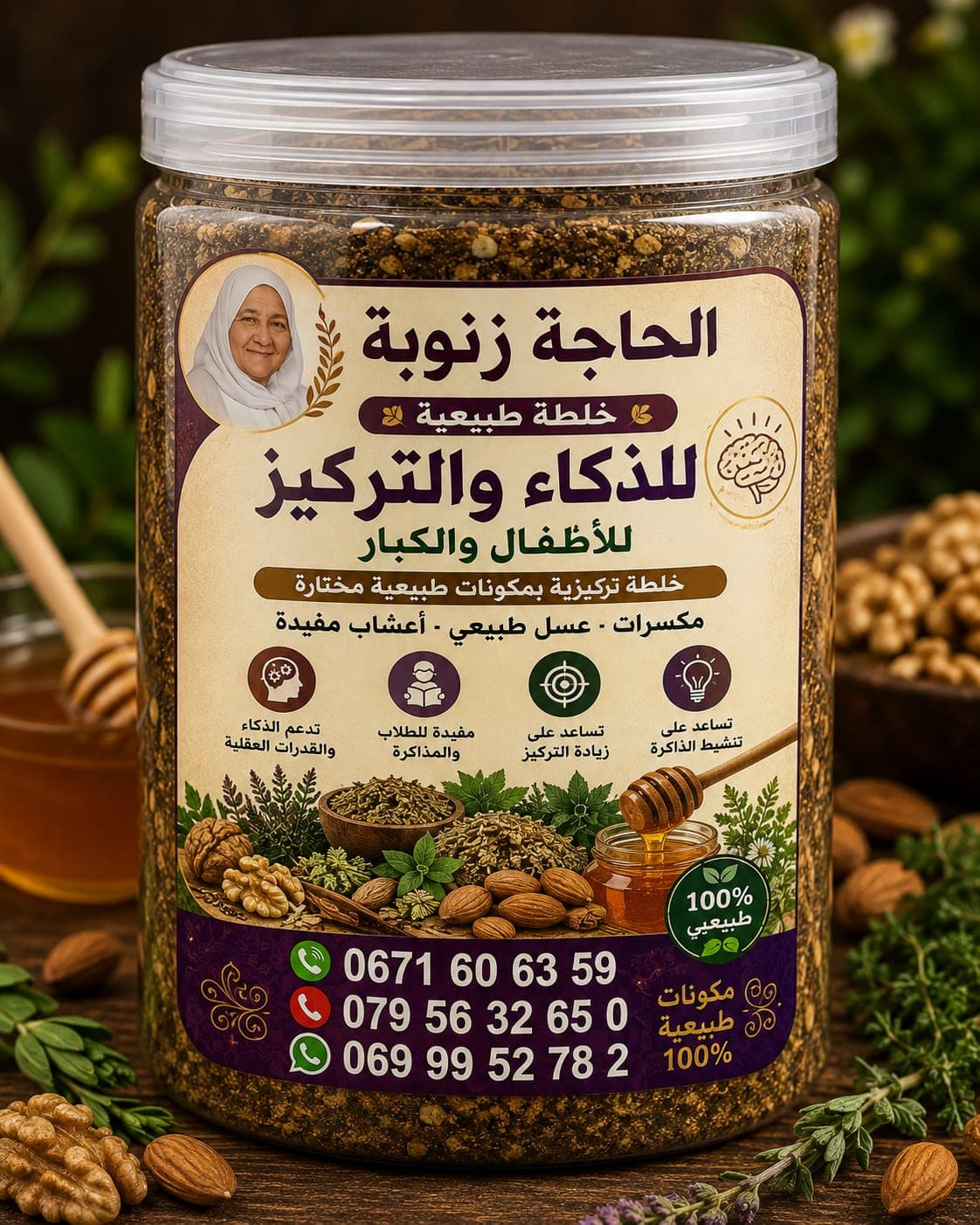 خلطة ذكاءً و تركيز الطبيعية