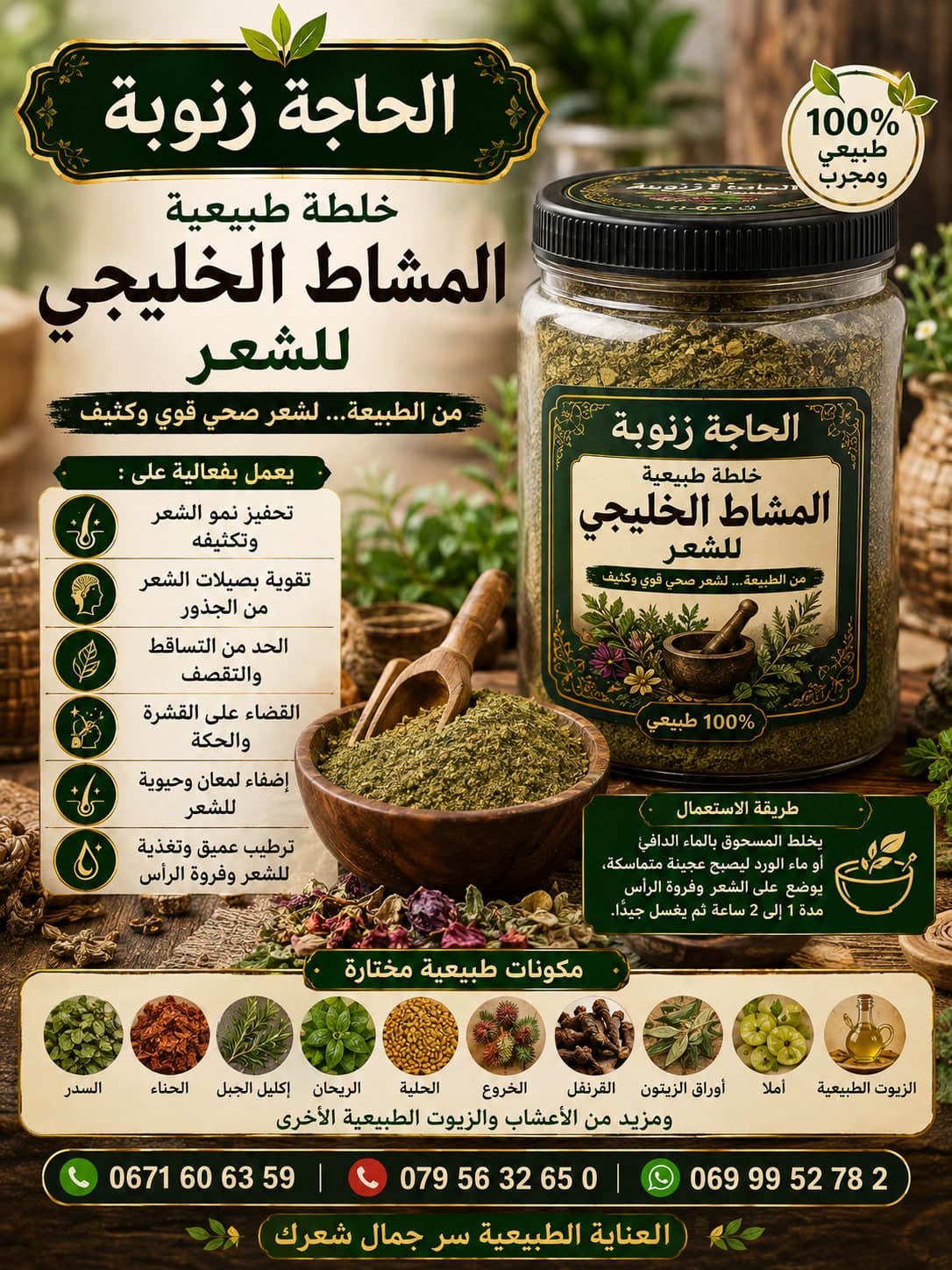 المشاط الخليجي لشعر
